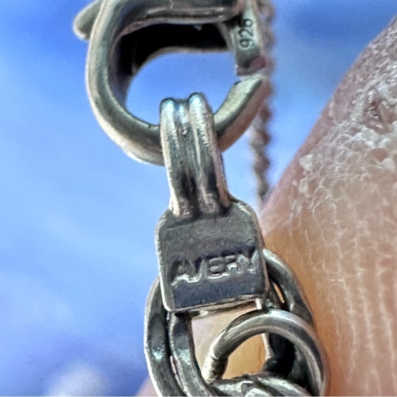 James Avery Sterling Silver Double Curb Link Bracelet with Safety Chain 6.5-6.75 - Picture 4 of 5